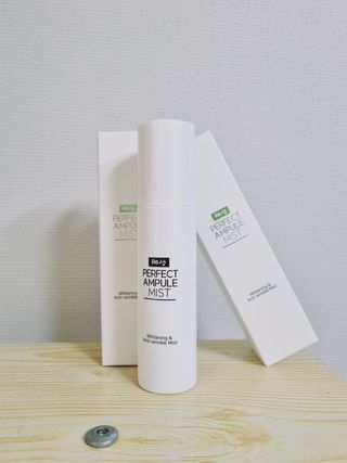 리생 [Re생] 퍼팩트 앰플 이중 기능성 미스트 100ml  피부미백 주름개선 = 총 2개 200ml 증정 — 5점을 준 리뷰어가 2021년 9월 올린 사용 사진