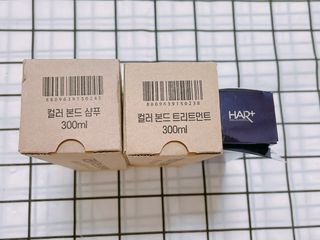 헤어플러스 컬러본드 샴푸300+트리트먼트300+에센스95 — 5점을 준 리뷰어가 2021년 4월 올린 사용 사진