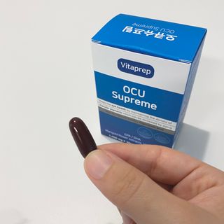 뉴트리션팩토리 비타프렙 오큐슈프림 루테인 오메가3 1050mg — 4점을 준 리뷰어가 2021년 7월 올린 사용 사진