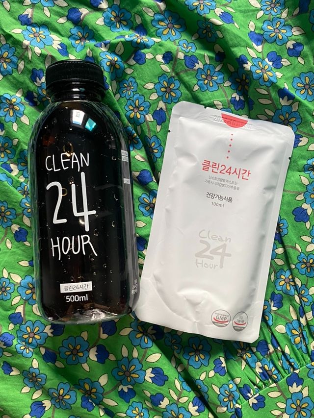 클린24시간 1BOX(5포) + 전용보틀(500ml) 리뷰 사진