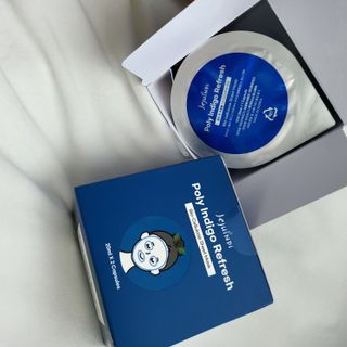 제주인디 폴리인디고 리프레쉬 바이오셀룰로오스 마스크팩 — 5점을 준 리뷰어가 2021년 11월 올린 사용 사진