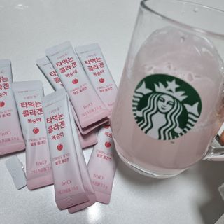 [음료수 대신 가능!]  빠르게 흡수되는 아임오 타먹는 콜라겐 1박스 — 3점을 준 리뷰어가 2023년 3월 올린 사용 사진