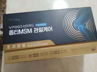 [브이푸드] 옵티MSM 관절케어 (70ml x30포) — 5점을 준 리뷰어가 2022년 6월 올린 사용 사진