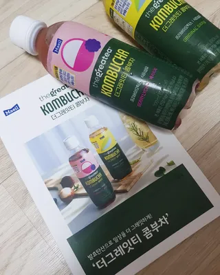 더그레잇티 콤부차 300ml *12개입 (오리지널 6개+베리리치 6개) — 3점을 준 리뷰어가 2022년 7월 올린 사용 사진