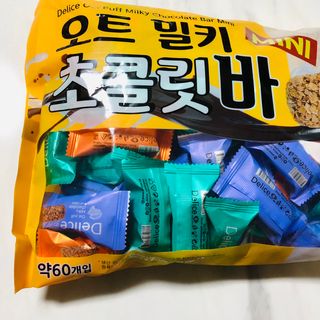 델리스 오트 밀키 초콜릿 바 — 5점을 준 리뷰어가 2022년 5월 올린 사용 사진