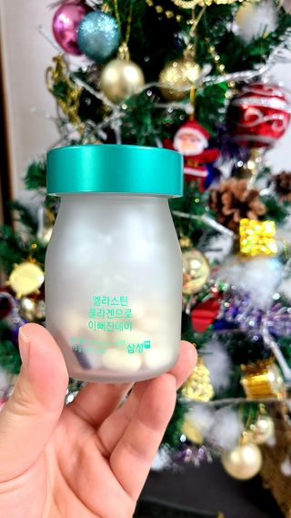 체인미 엘라스틴 콜라겐으로 이뻐진데이 500mg x 30정 — 4.5점을 준 리뷰어가 2021년 12월 올린 사용 사진