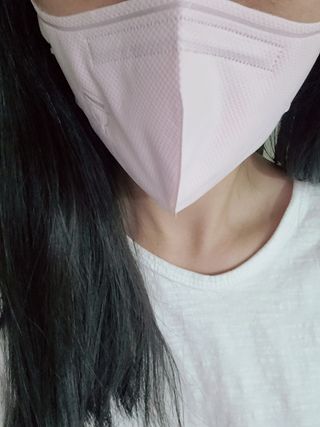 [숨그림]  덴탈마스크 짱구 우리아이 그리고 내가 쓰는 믿을수있는 케릭터 마스크  16종 — 5점을 준 리뷰어가 2021년 11월 올린 사용 사진