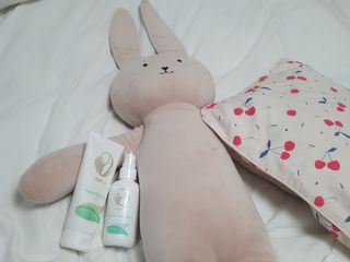mom e 맘이 내추럴 베이비 케어 크림+바디오일 — 5점을 준 리뷰어가 2021년 1월 올린 사용 사진