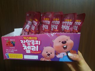 [팔도] 잔망루피젤리 믹스베리맛 42g 8개 — 5점을 준 리뷰어가 2022년 1월 올린 사용 사진