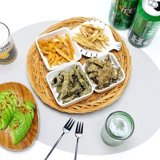 오봉산꽃부각 [만나식품] 오봉산 꽃부각 3가지 맛(오리지널, 새우맛, 매운고추맛) — 5점을 준 리뷰어가 2022년 12월 올린 사용 사진