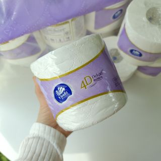 빈다 4Deluxe 4겹 엠보싱 롤 화장지 — 5점을 준 리뷰어가 2022년 3월 올린 사용 사진
