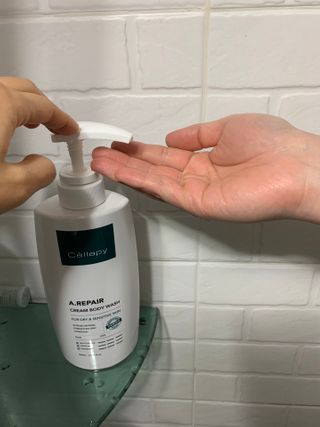 셀라피 에이리페어 크림 바디 워시 2세대 500ml — 5점을 준 리뷰어가 2021년 1월 올린 사용 사진