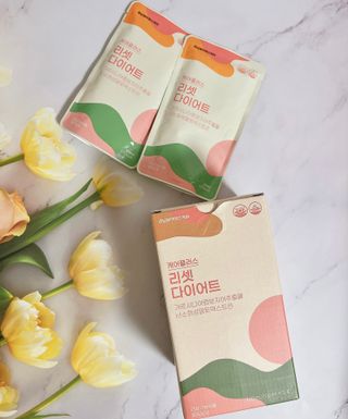 [경남제약헬스케어] 케어플러스 리셋 다이어트 청포도맛 100ml X 5포 (5일분) — 5점을 준 리뷰어가 2023년 3월 올린 사용 사진