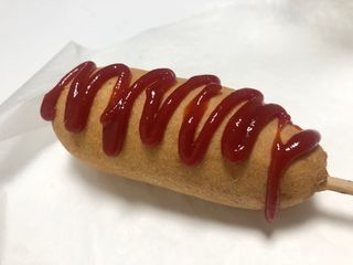 오마뎅 한우핫도그 — 5점을 준 리뷰어가 2021년 5월 올린 사용 사진