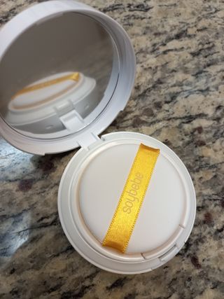 소이베베X신비아파트 모이스쳐 선팩트 SPF50+ PA+++ — 4점을 준 리뷰어가 2023년 4월 올린 사용 사진