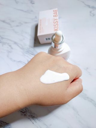 KISSY BAE 키시베이 키시베이 리얼화이트 톤업틴트 — 4.5점을 준 리뷰어가 2021년 7월 올린 사용 사진
