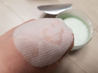 디에이브 더마-테카 바이옴 카밍패드 60매 — 5점을 준 리뷰어가 2022년 10월 올린 사용 사진