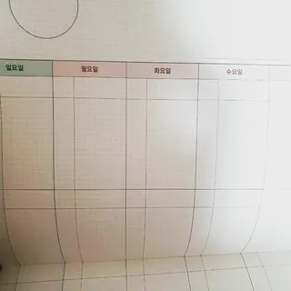 리훈 쉬운 오늘공부 스터디플래너+메모생활 30분 공부 떡메모지 — 5점을 준 리뷰어가 2022년 2월 올린 사용 사진