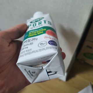 셀렉스스포츠 셀렉스 스포츠 웨이 프로틴 복숭아_ 330ml x 12팩 — 5점을 준 리뷰어가 2021년 3월 올린 사용 사진