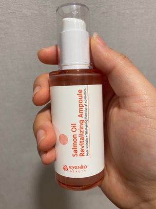 아이앤립 / EYENLIP 아이앤립 연어오일 리바이탈라이징 토너+앰플+크림 3종 세트 — 5점을 준 리뷰어가 2021년 7월 올린 사용 사진