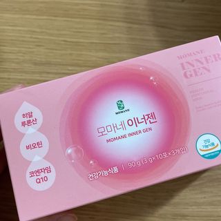 [모마네] 이너뷰티 히알루론산 비오틴 코큐텐 저분자피쉬콜라겐 - 3 g 30포 ★석류맛 — 5점을 준 리뷰어가 2021년 12월 올린 사용 사진