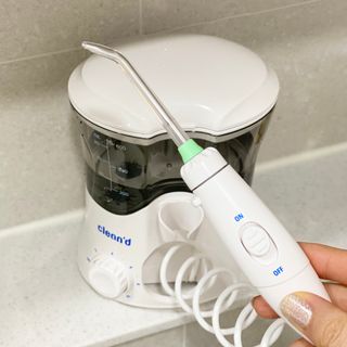 주식회사 클린디 [클린디] 양치 후 남은 이물질, 물치실로 완벽 제거 🦷 구강세정기 세트 [맞춤 칫솔 + 치약 포함] — 5점을 준 리뷰어가 2021년 12월 올린 사용 사진
