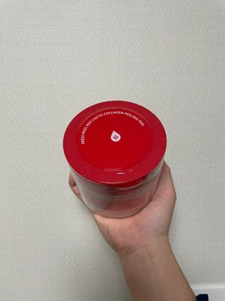 메디필 레드 락토 콜라겐 필링패드 — 5점을 준 리뷰어가 2021년 3월 올린 사용 사진