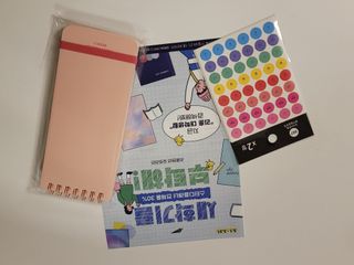 리훈 언더모니터 위클리 플래너 + 다정한 스티커 8mm 원형 칼라 얼굴 표정 1장 — 5점을 준 리뷰어가 2022년 3월 올린 사용 사진
