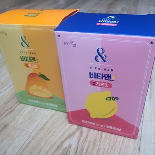 비타앤C 레몬맛, 망고맛 — 4.5점을 준 리뷰어가 2021년 6월 올린 사용 사진