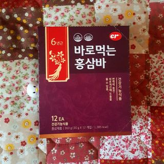 씨알푸드 건강기능식품 6년근 홍삼 함유, 바로먹는 홍삼바 30g 12개입 — 5점을 준 리뷰어가 2022년 3월 올린 사용 사진