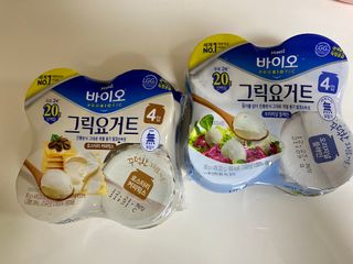 매일바이오 그릭요거트 오리지널 플레인 4개, 로스터리 커피믹스 4개 — 5점을 준 리뷰어가 2021년 12월 올린 사용 사진