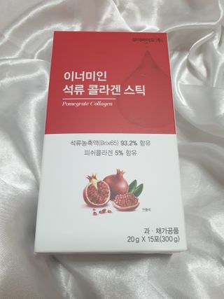 이너미인 석류 콜라겐 스틱 — 5점을 준 리뷰어가 2021년 1월 올린 사용 사진
