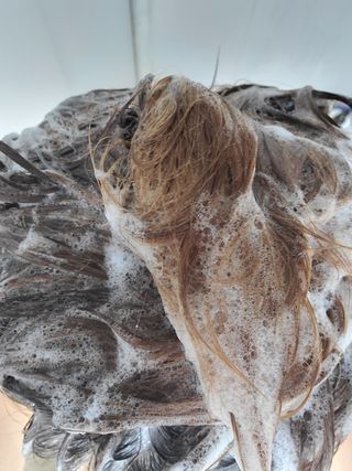 달리프 진저 베러 퍼퓸 탈모 완화 샴푸 1000ml 향 3종 — 5점을 준 리뷰어가 2020년 12월 올린 사용 사진