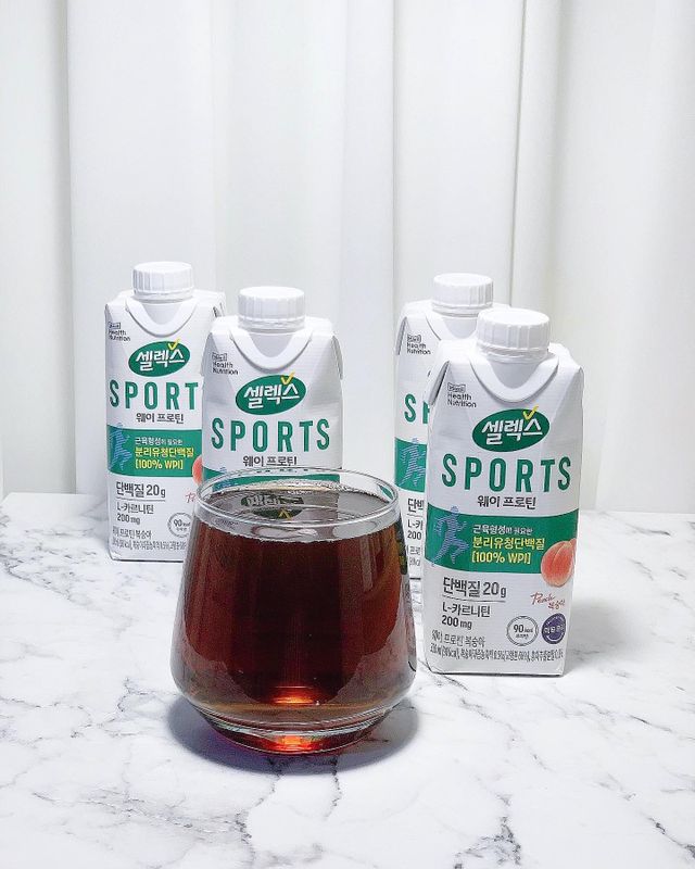 셀렉스 스포츠 웨이 프로틴 복숭아_ 330ml x 12팩 리뷰 사진