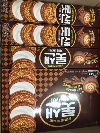 롯데제과 롯샌 카페크런치 — 5점을 준 리뷰어가 2021년 10월 올린 사용 사진