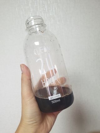클린24시간 1BOX(5포) + 전용보틀(500ml) — 4.5점을 준 리뷰어가 2023년 8월 올린 사용 사진