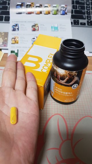 메디타민 비타민B 컴플렉스 — 5점을 준 리뷰어가 2021년 8월 올린 사용 사진