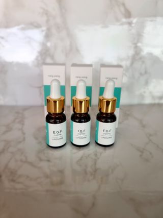랑팡 EGF+FGF+IGF10ppm 리포좀 앰플 원액 10ml — 5점을 준 리뷰어가 2021년 10월 올린 사용 사진