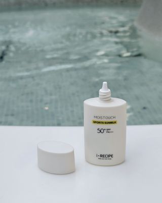 아이레시피 모이스트터치 스포츠 선밀크 50ml (SPF50+ PA+++) — 4.5점을 준 리뷰어가 2023년 2월 올린 사용 사진