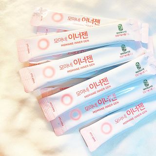 [모마네] 이너뷰티 히알루론산 비오틴 코큐텐 저분자피쉬콜라겐 - 3 g 30포 ★석류맛 — 5점을 준 리뷰어가 2021년 12월 올린 사용 사진