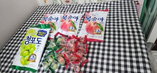 청포도캔디 복숭아캔디 — 5점을 준 리뷰어가 2022년 11월 올린 사용 사진