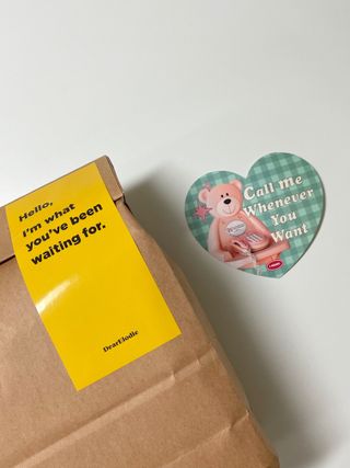 디어엘로디 유기농 무표백 건티슈 60매 — 5점을 준 리뷰어가 2022년 8월 올린 사용 사진