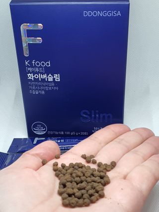 똥기사의 케이푸드 화이버슬림 — 5점을 준 리뷰어가 2021년 3월 올린 사용 사진