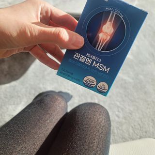 [경남제약헬스케어]케어플러스 관절엔 MSM 1000mg 60정/1개월분/관절/뼈/연골 영양/비타민D+아연/1일2정 — 5점을 준 리뷰어가 2024년 1월 올린 사용 사진