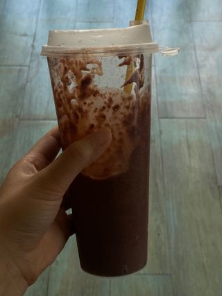달달슬림쉐이크 구매평★달달슬림 맛있는 단백질 쉐이크 파우치 다이어트 식사대용 프로틴 파우더 보충제 — 5점을 준 리뷰어가 2025년 7월 올린 사용 사진