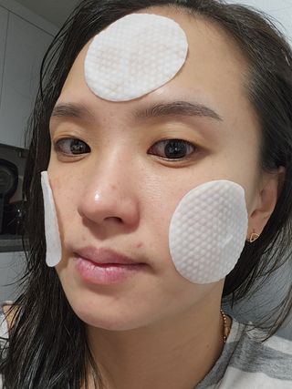 팜스테이 티트리 바이옴 카밍 토너 패드 — 4.5점을 준 리뷰어가 2022년 12월 올린 사용 사진