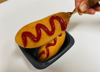 오마뎅 한우핫도그 — 4점을 준 리뷰어가 2021년 5월 올린 사용 사진