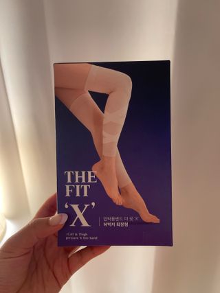 땡스마이레그 더핏X 압박밴드 허벅지확장형 — 4점을 준 리뷰어가 2022년 8월 올린 사용 사진