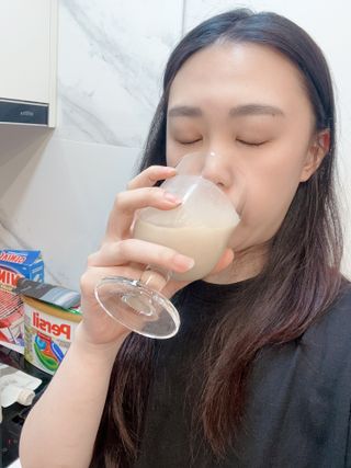 일일하우 슬리밍 플랜B 고소한 귀리맛, 진한 카카오맛 (체중조절식) — 5점을 준 리뷰어가 2023년 8월 올린 사용 사진
