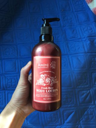 아미니 플라워테라피 바디로션  500ml 시리즈 — 5점을 준 리뷰어가 2021년 1월 올린 사용 사진